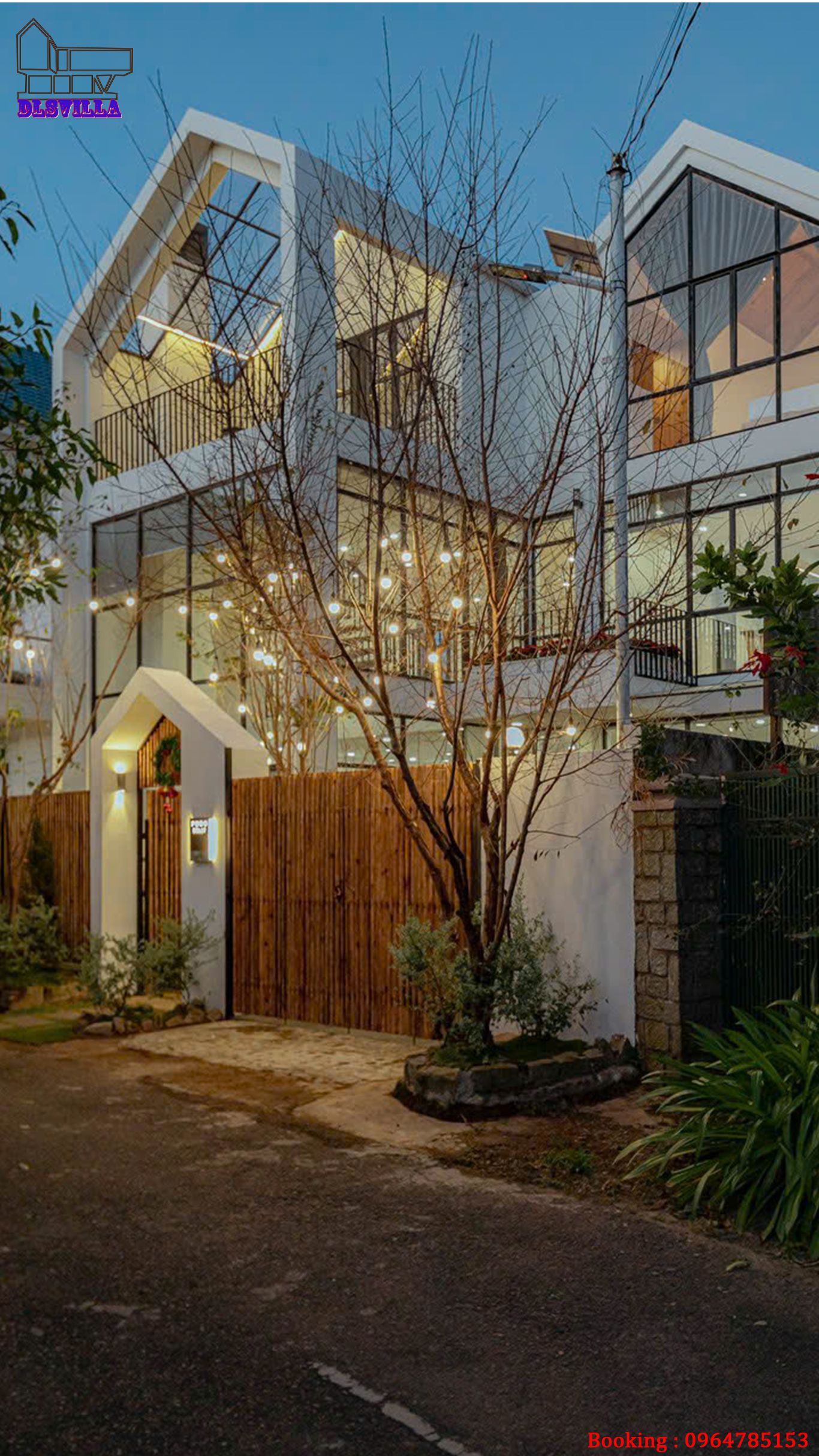 VILLA ĐÀ LẠT DL03-VILLA 3 PHÒNG NGỦ CAO CẤP VIEW NHÀ ĐÈN 4 villa 3 phòng ngủ