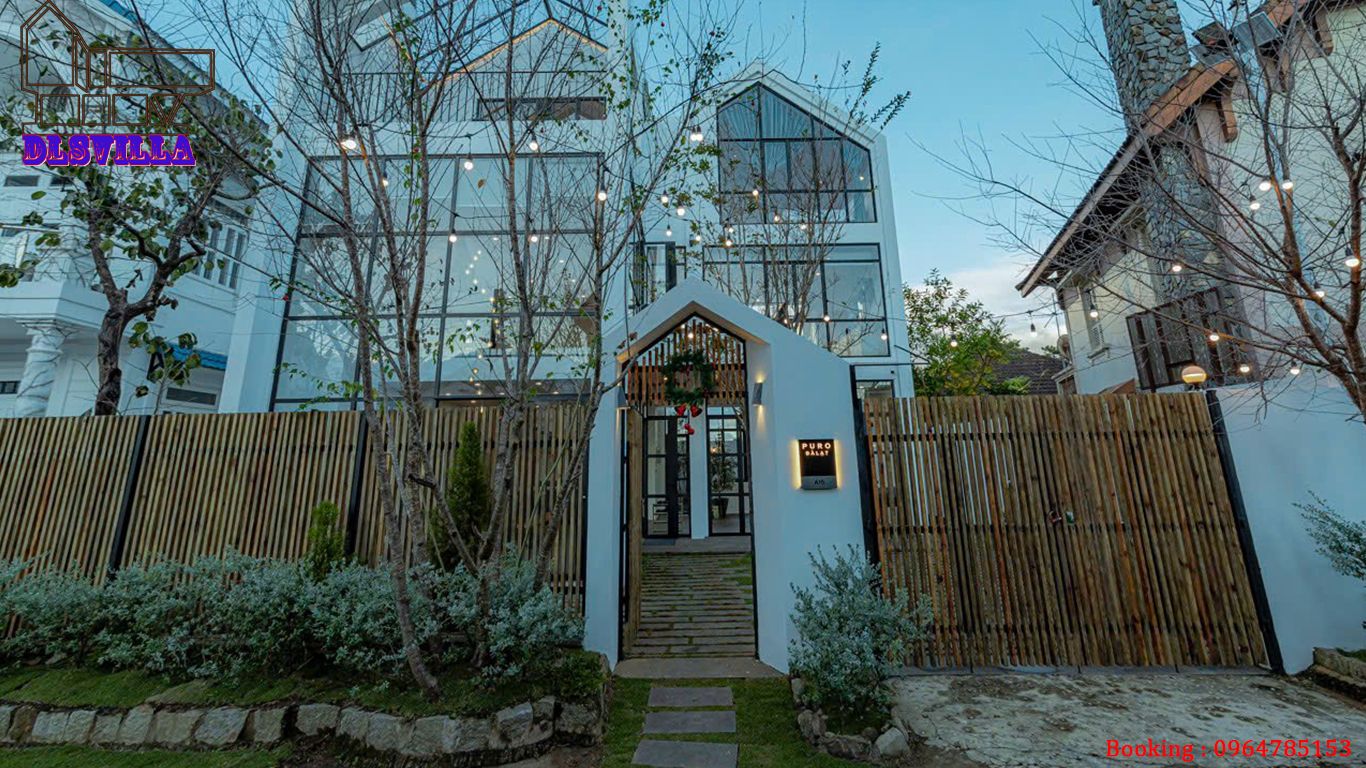 VILLA ĐÀ LẠT DL03-VILLA 3 PHÒNG NGỦ CAO CẤP VIEW NHÀ ĐÈN 2 villa 3 phòng ngủ