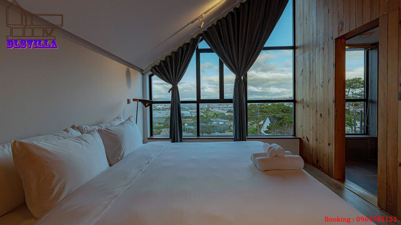 VILLA ĐÀ LẠT DL03-VILLA 3 PHÒNG NGỦ CAO CẤP VIEW NHÀ ĐÈN 28 villa 3 phong ngu dl03 22
