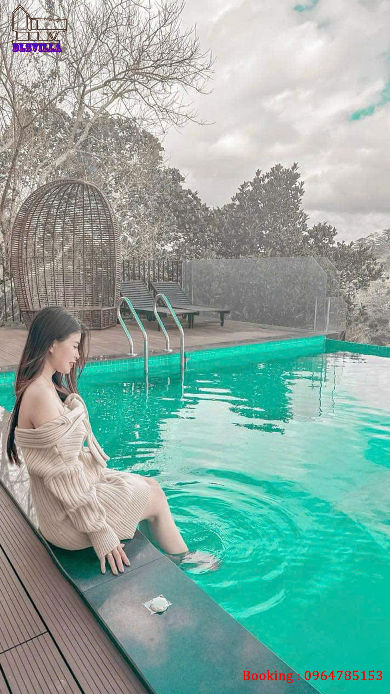 VILLA ĐÀ LẠT DL026- VILLA HỒ BƠI VÔ CỰC, VIEW ĐỒI THÔNG, THUNG LŨNG 28 villa da lat dl026 19