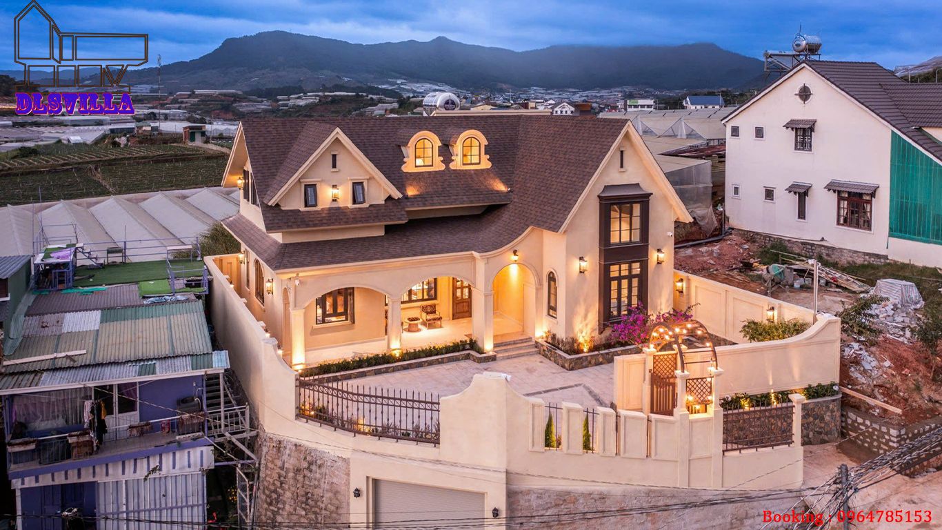 VILLA 4 PHÒNG NGỦ MỚI TOANH TẠI ĐÀ LẠT - DL04 2 villa 4 phòng ngủ