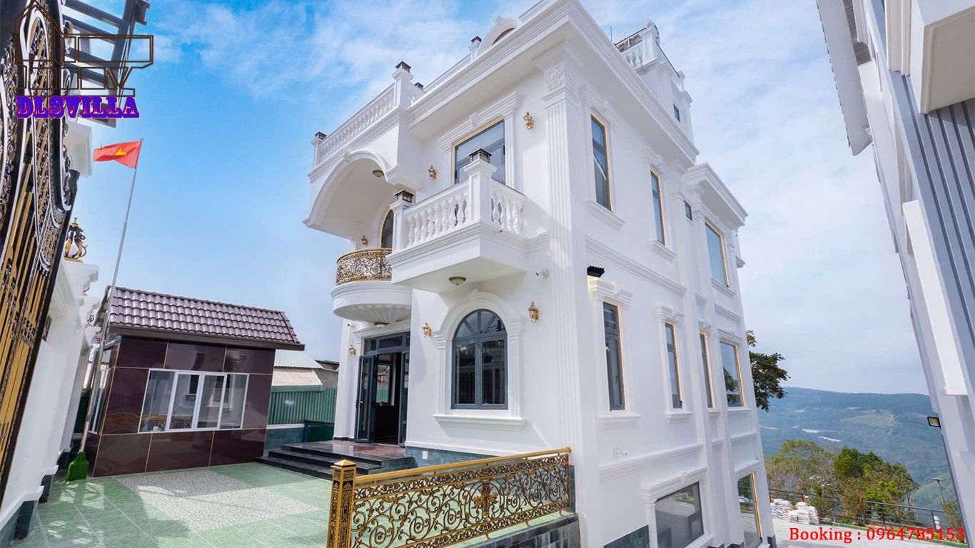 VILLA ĐÀ LẠT DL049 - BONJOUR CẦU ĐẤT CỔ ĐIỂN,SÂN VƯỜN, SĂN MÂY 3 villa da lat dl049 1