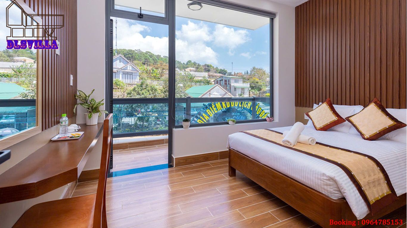 VILLA ĐÀ LẠT DL050 - BONJOUR CẦU ĐẤT HIỆN ĐẠI, SÂN VƯỜN , SĂN MÂY 14 villa da lat dl050 12
