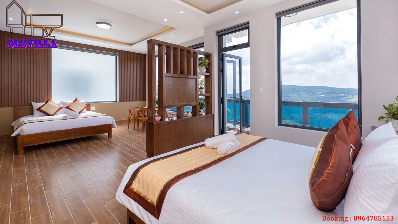 VILLA ĐÀ LẠT DL050 - BONJOUR CẦU ĐẤT HIỆN ĐẠI, SÂN VƯỜN , SĂN MÂY 10 villa da lat dl050 8
