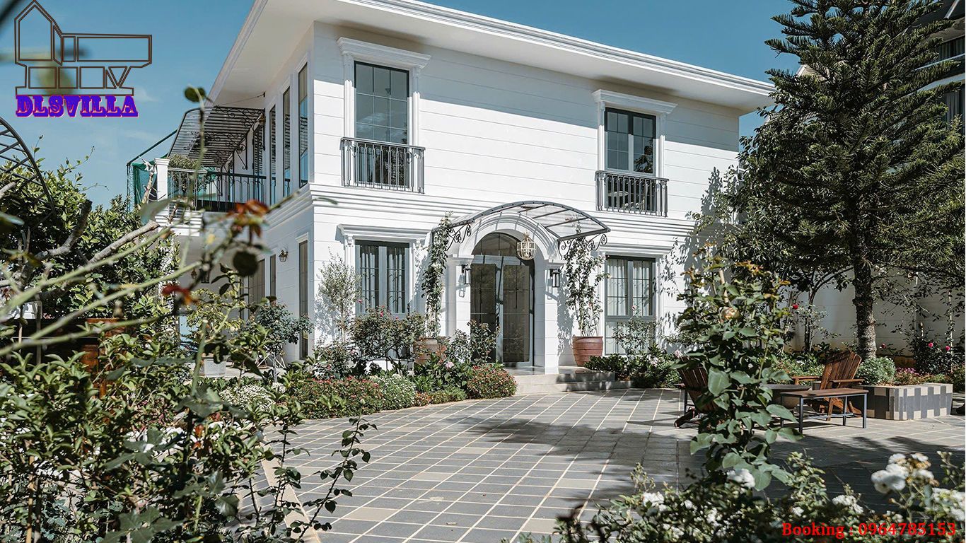 VILLA ĐÀ LẠT DL066-PHONG CÁCH BÁN CỔ ĐIỂN, SÂN VƯỜN SIÊU RỘNG,MÁY LẠNH 2 villa da lat dl066 1