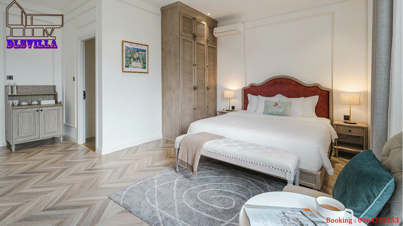 VILLA ĐÀ LẠT DL066-PHONG CÁCH BÁN CỔ ĐIỂN, SÂN VƯỜN SIÊU RỘNG,MÁY LẠNH 12 villa da lat dl066 11