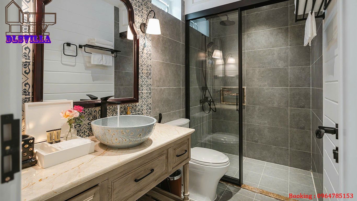 VILLA ĐÀ LẠT DL066-PHONG CÁCH BÁN CỔ ĐIỂN, SÂN VƯỜN SIÊU RỘNG,MÁY LẠNH 14 villa da lat dl066 13