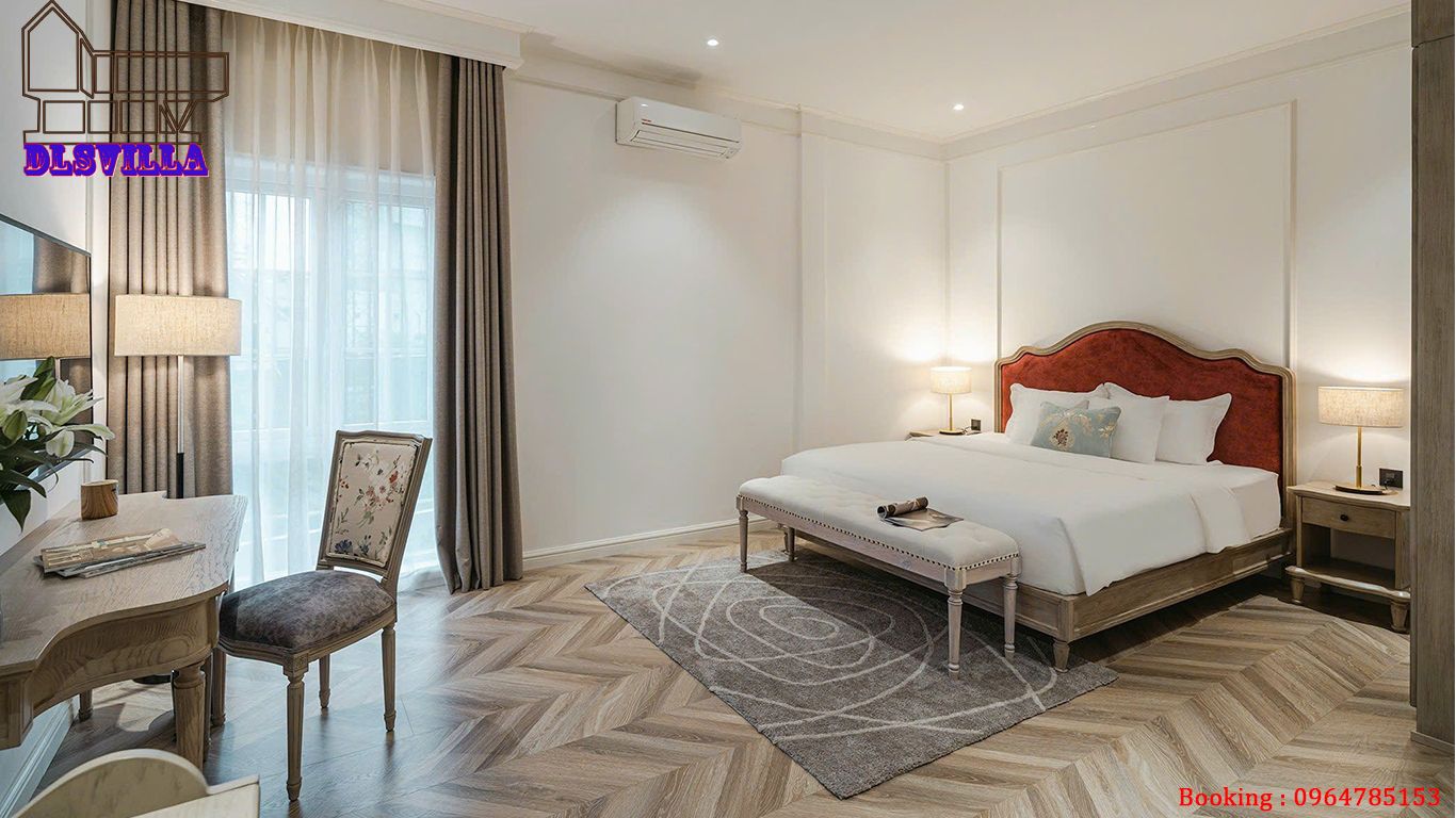 VILLA ĐÀ LẠT DL066-PHONG CÁCH BÁN CỔ ĐIỂN, SÂN VƯỜN SIÊU RỘNG,MÁY LẠNH 15 villa da lat dl066 14