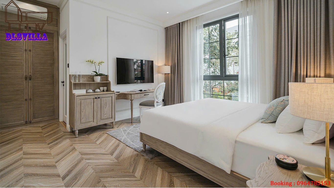 VILLA ĐÀ LẠT DL066-PHONG CÁCH BÁN CỔ ĐIỂN, SÂN VƯỜN SIÊU RỘNG,MÁY LẠNH 5 villa da lat dl066 4