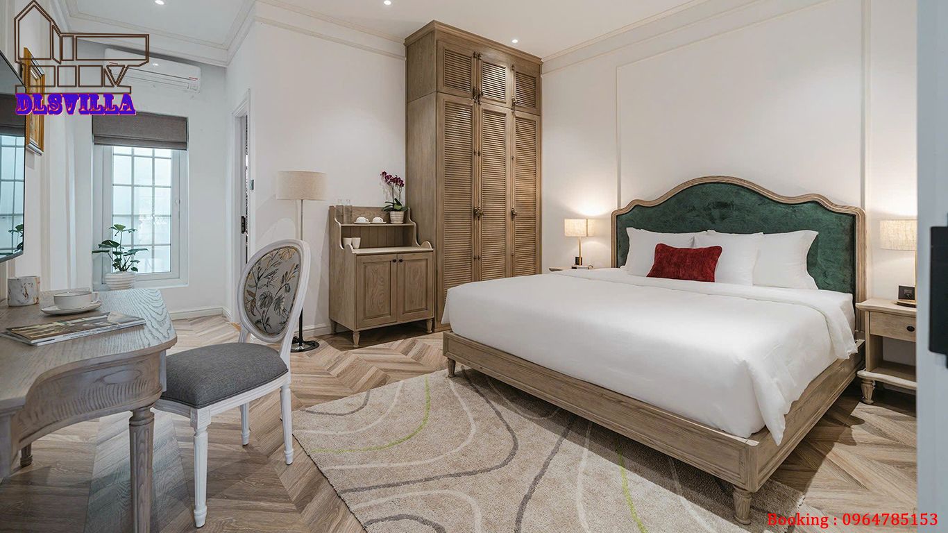 VILLA ĐÀ LẠT DL066-PHONG CÁCH BÁN CỔ ĐIỂN, SÂN VƯỜN SIÊU RỘNG,MÁY LẠNH 42 villa da lat dl066 41