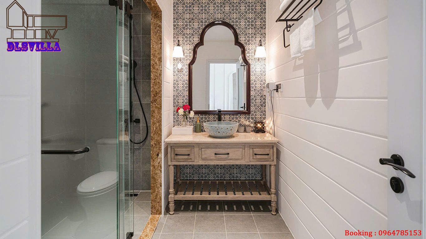 VILLA ĐÀ LẠT DL066-PHONG CÁCH BÁN CỔ ĐIỂN, SÂN VƯỜN SIÊU RỘNG,MÁY LẠNH 48 villa da lat dl066 47