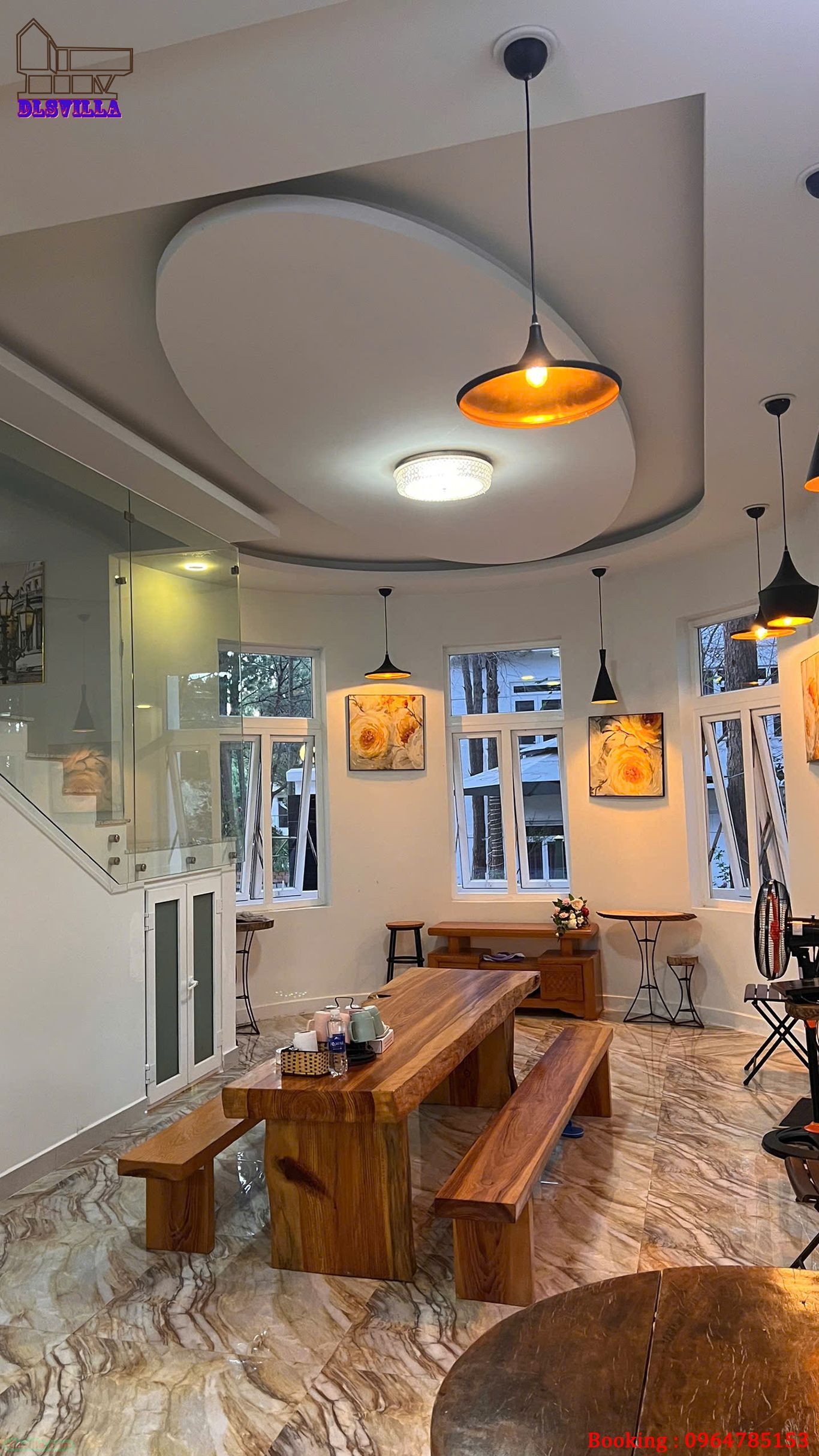 VILLA ĐÀ LẠT DL114-Trải Nghiệm Villa Giá Rẻ Trong Hồ Tuyền Lâm 10 villa da lat dl114 16