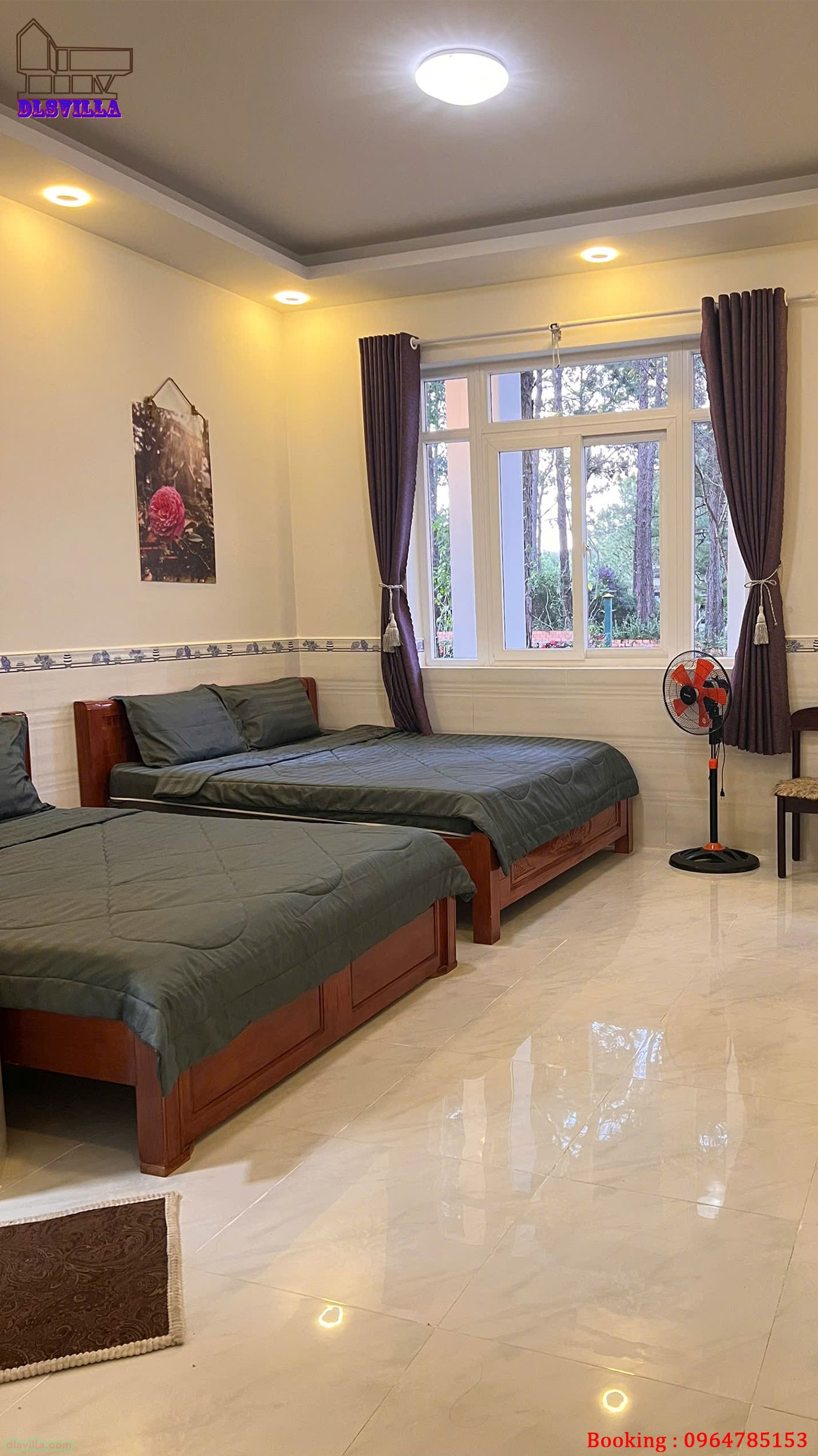 VILLA ĐÀ LẠT DL114-Trải Nghiệm Villa Giá Rẻ Trong Hồ Tuyền Lâm 19 villa da lat dl114 20