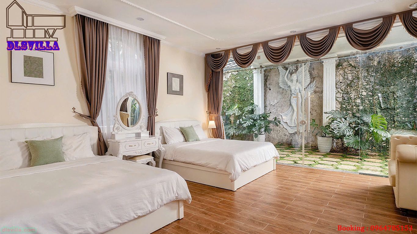 VILLA ĐÀ LẠT DL141-VILLA SÂN VƯỜN, VIEW ĐỒI NÚI,SĂN MÂY 16 villa da lat dl141 13