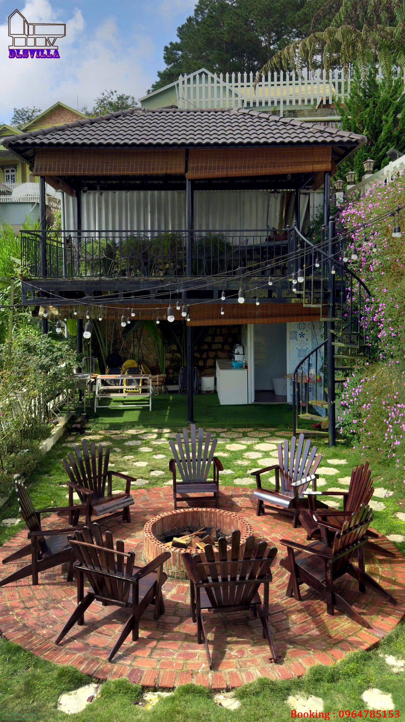 VILLA ĐÀ LẠT DL141-VILLA SÂN VƯỜN, VIEW ĐỒI NÚI,SĂN MÂY 6 villa da lat dl141 26