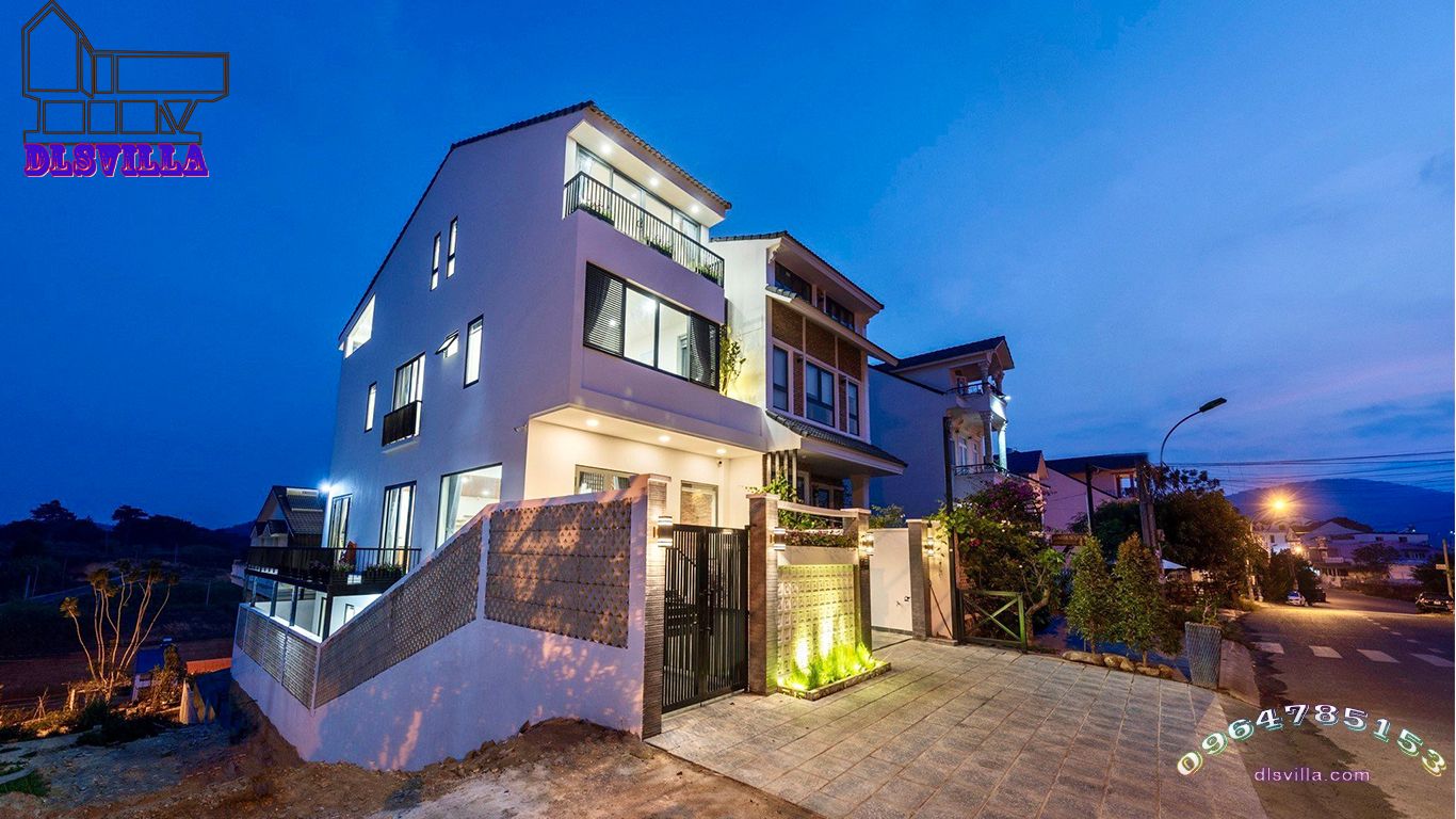 VILLA ĐÀ LẠT DL158-VILLA TÔNG MÀU TRẮNG XINH XẮN VÀ ẤM ÁP 2 villa da lat dl158 1