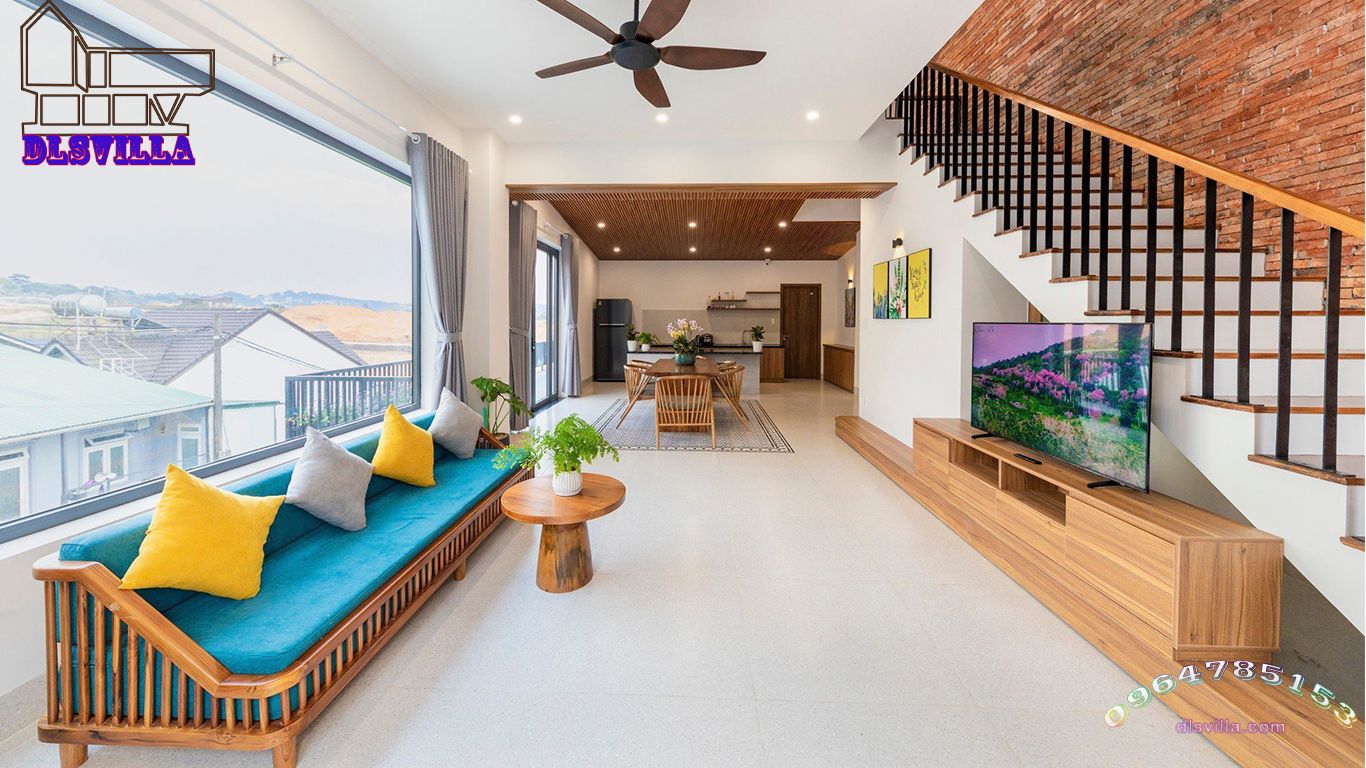 VILLA ĐÀ LẠT DL158-VILLA TÔNG MÀU TRẮNG XINH XẮN VÀ ẤM ÁP 4 villa da lat dl158 13