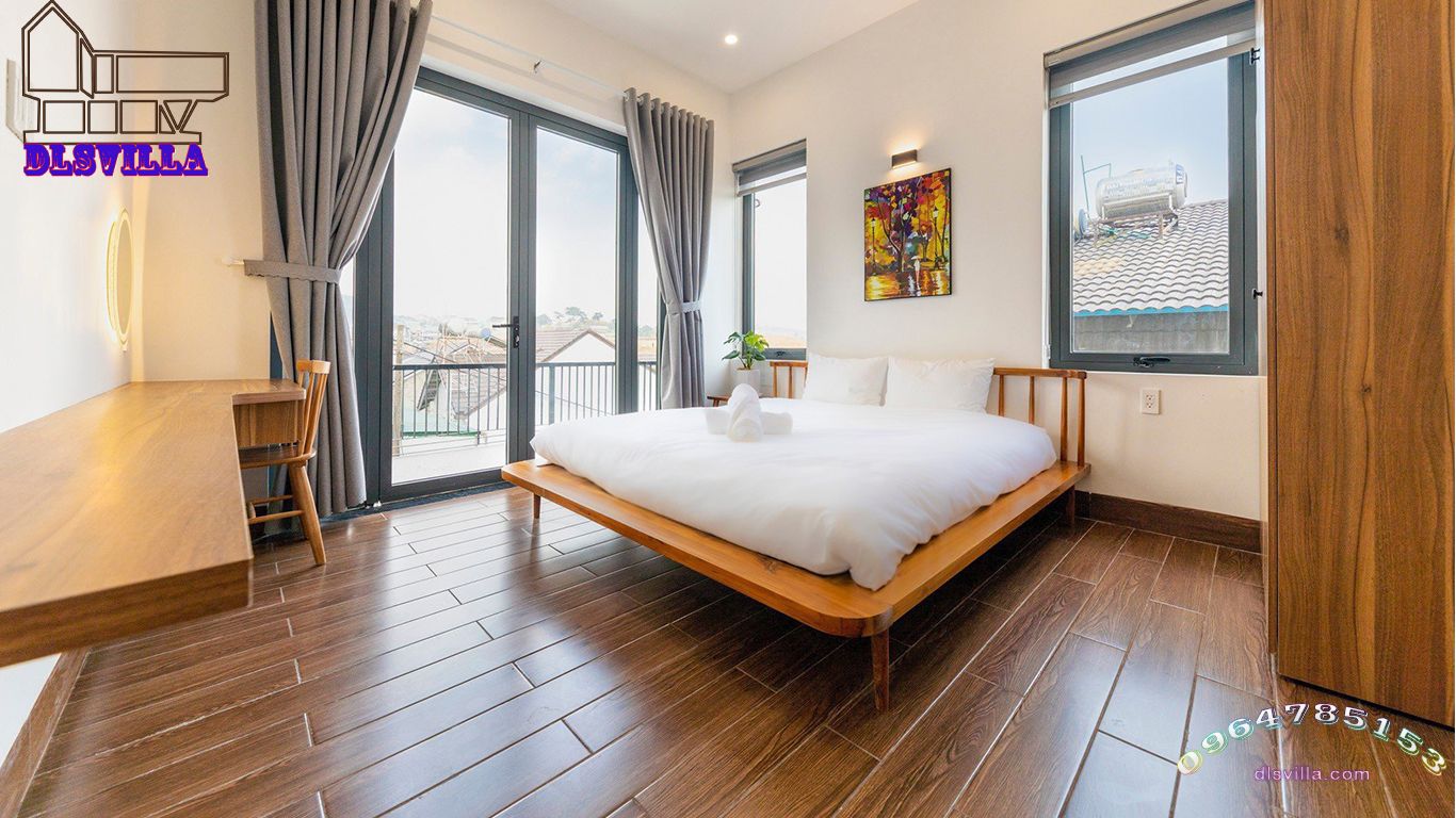 VILLA ĐÀ LẠT DL158-VILLA TÔNG MÀU TRẮNG XINH XẮN VÀ ẤM ÁP 21 villa da lat dl158 15
