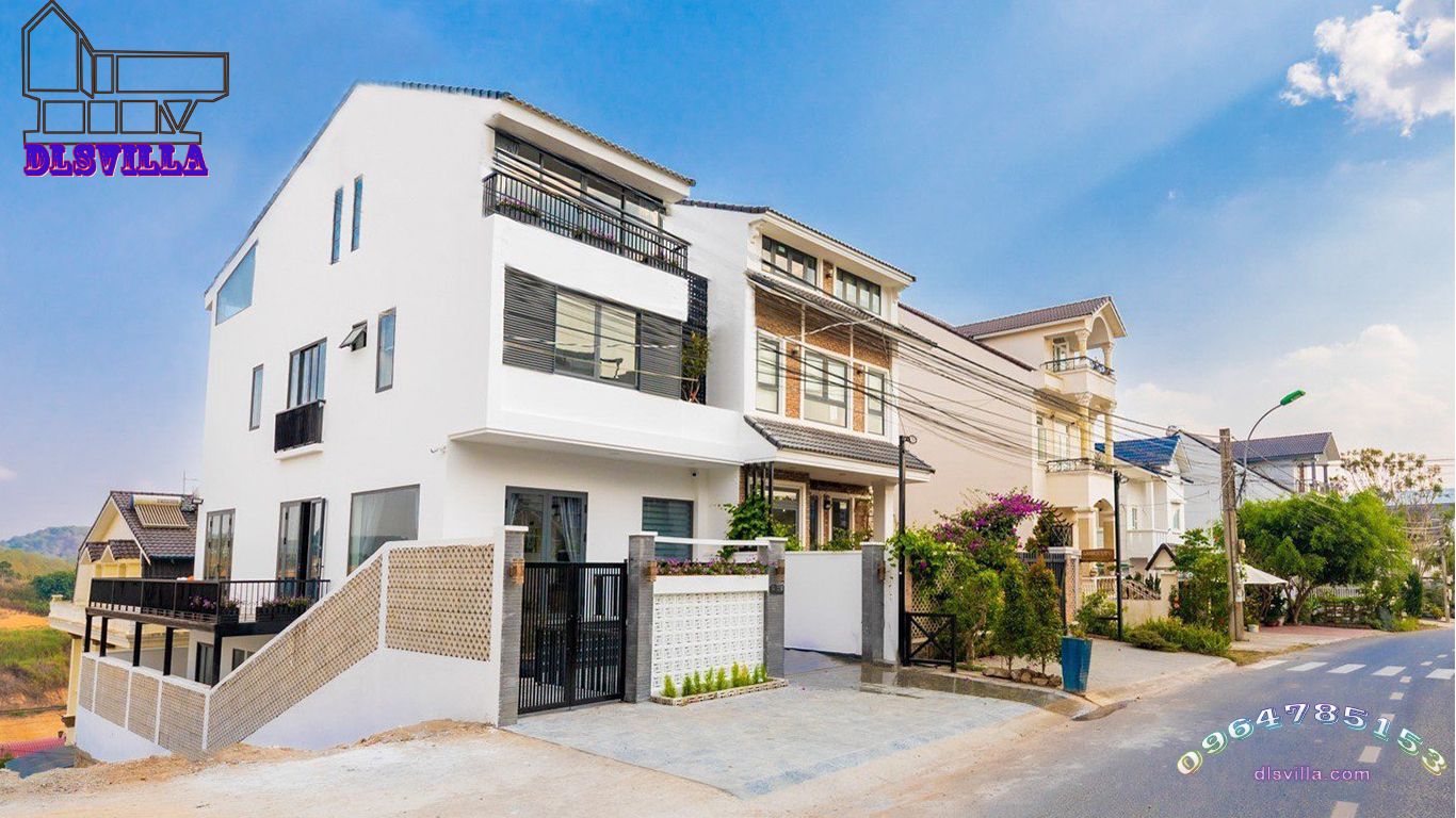VILLA ĐÀ LẠT DL158-VILLA TÔNG MÀU TRẮNG XINH XẮN VÀ ẤM ÁP 3 villa da lat dl158 19