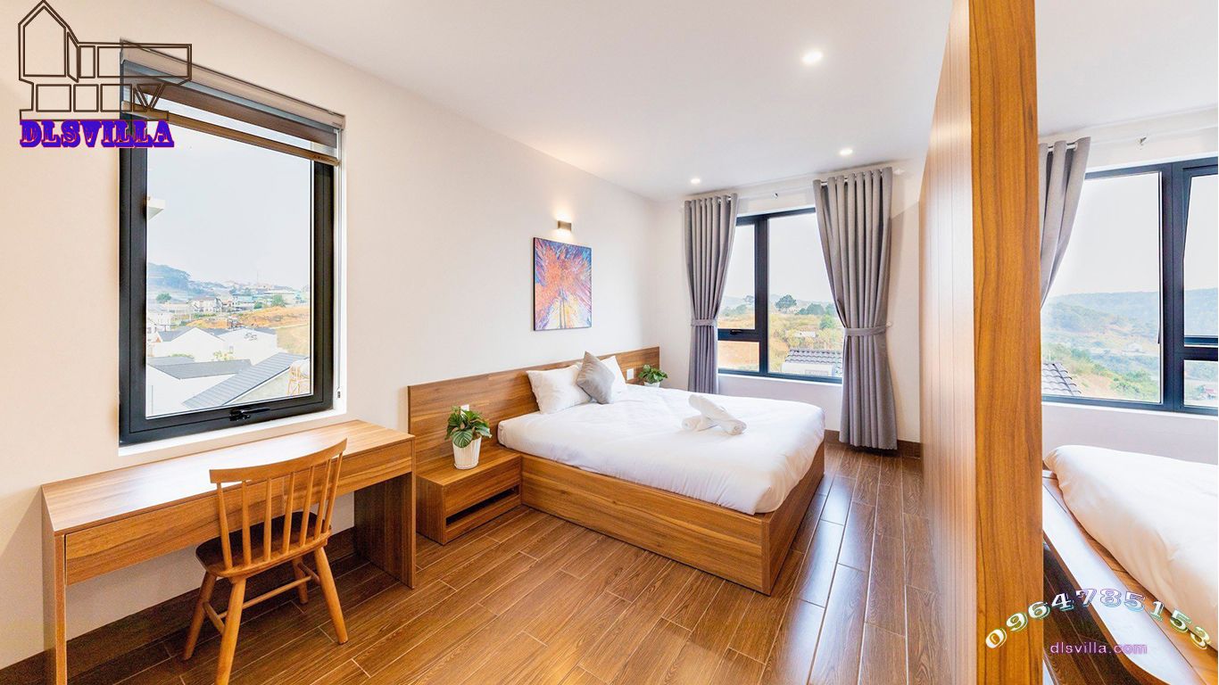 VILLA ĐÀ LẠT DL158-VILLA TÔNG MÀU TRẮNG XINH XẮN VÀ ẤM ÁP 19 villa da lat dl158 7