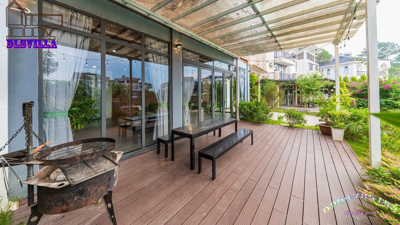 VILLA ĐÀ LẠT DL163-VILLA SÂN VƯỜN KDL NAM HỒ 6.7 8 villa da lat dl163 12