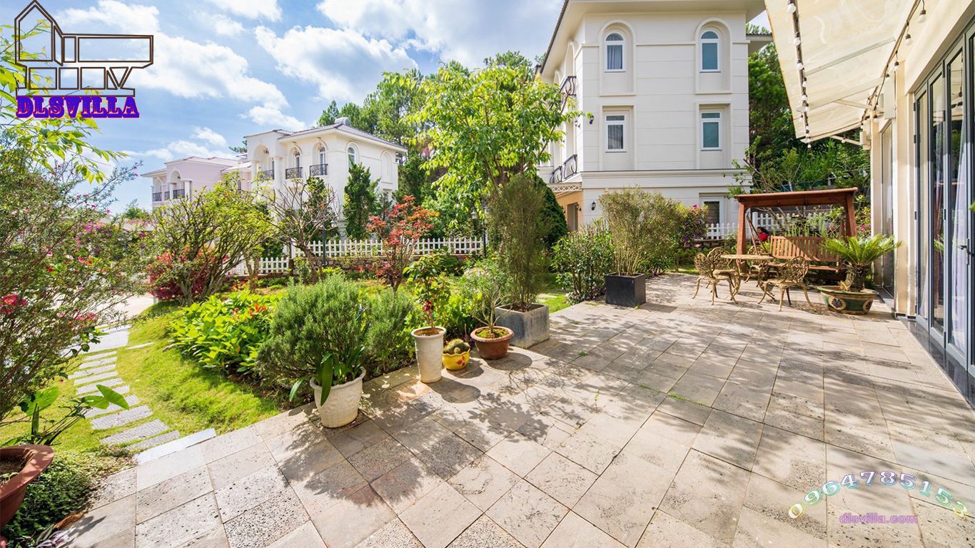 VILLA ĐÀ LẠT DL164-VILLA SÂN VƯỜN KDL NAM HỒ 6.6 5 villa da lat dl164 35
